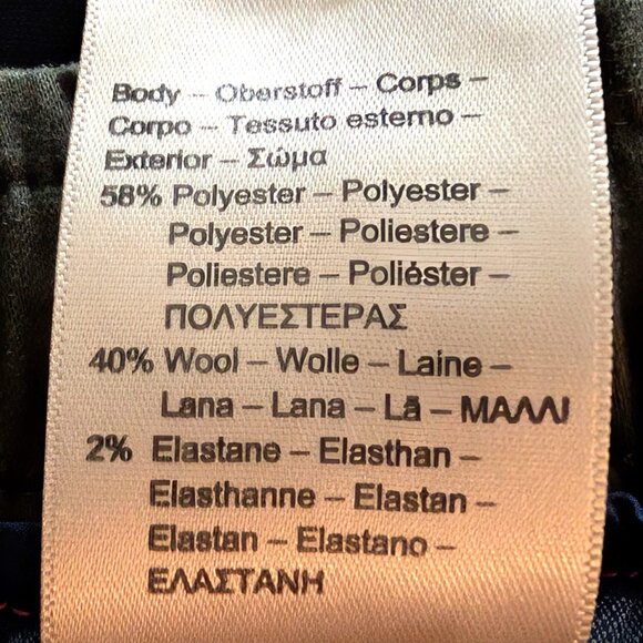 Scotch & Soda Amsterdam Mens Sz S Navy Green Fave Drawstring Pockets Taper Pants - Picture 11 of 12